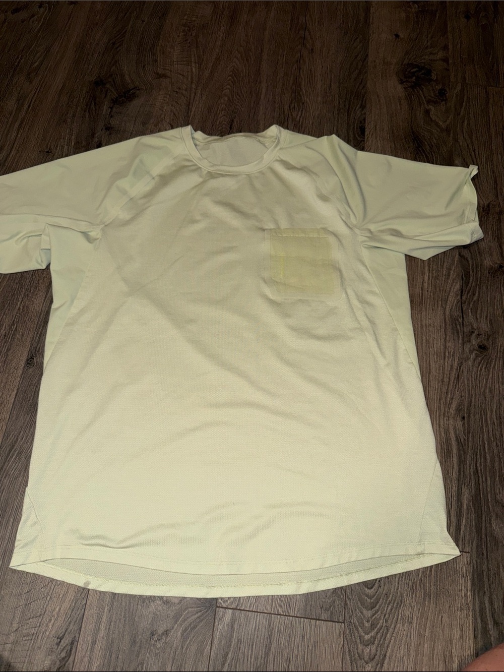 lululemon athletica Short Sleeve Pocket Tee in Light Lemon